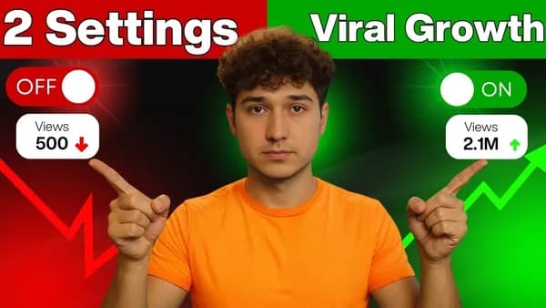 2 YouTube Studio Settings For Faster YouTube Growth Cover